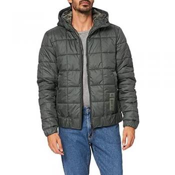 G-STAR RAW Herren Meefic Sqr Gewatteerde Jacke, Grau