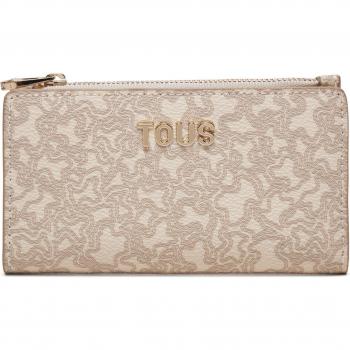Portafoglio grande Tous Kaos Mini Line beige 2002183501