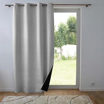 Rideau thermique et phonique 100% occultant 140x260 cm Gris