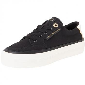 Tommy Hilfiger Vulcanized Textile Sneaker FW0FW08323 Schwarz
