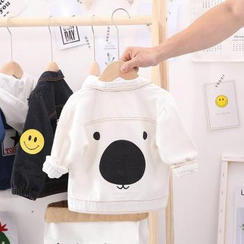 DIIMUU Kids Denim Jacket for Spring and Autumn 1-4T