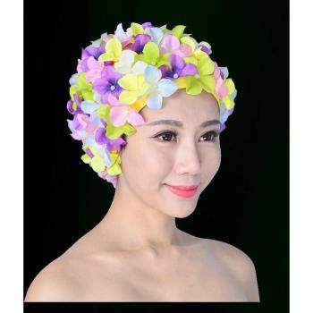 Ladies 3D Floral Beach Cap