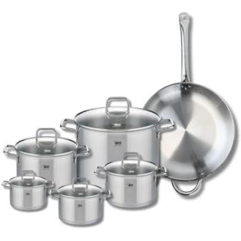 Poêle de 32 cm et 5 faitouts ELO Profi Citrin