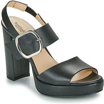 Black Sandals E410360D by NeroGiardini for Women