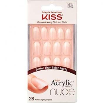 Kiss Nude Nails Graceful False Nails Medium 28 Count