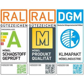 Ecksofa Earl L-Form, Luxus-Microfaser