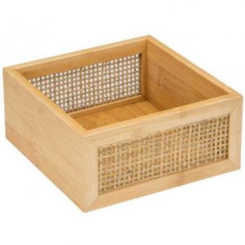 WENKO Badorganizer Allegre, natur/braun, 15x7x15 cm