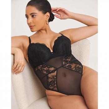Ann Summers Black Lace Bustier – 14E/F