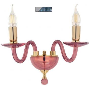 Paganini 2Luci in Vetro 38cm – Ottanio