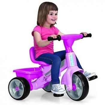 Triciclo Musicale Baby Plus di Famosa, Colore Rosa