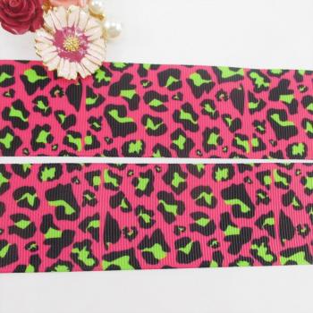 5 Yards 1.5 Animal Print Grosgrain Ribbon