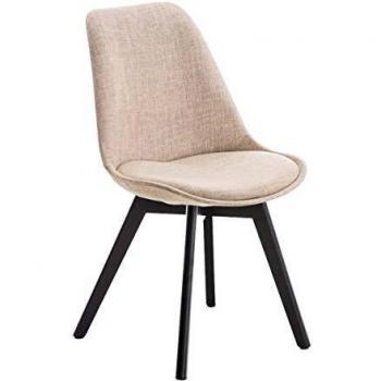 Chaise Ergonomique Borneo Tissu Crème