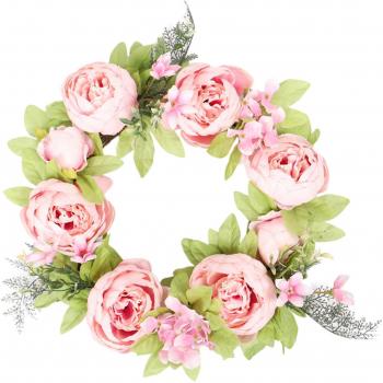 Home Decoration Spring Leaf Wreath