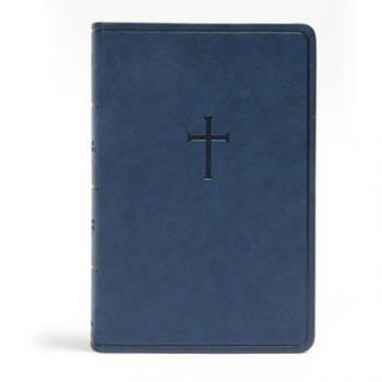 CSB Everyday Study Bible, Navy Cross Leathertouch, by Csb Bibles by Holman