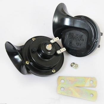 Bocinas de Caracol para Moto 12V, Alta y Baja Sintonía, Resistentes al Agua, 1 Par