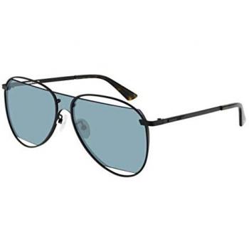 McQueen MQ 0196 S‑004 Sonnenbrille in Schwarz und Blau