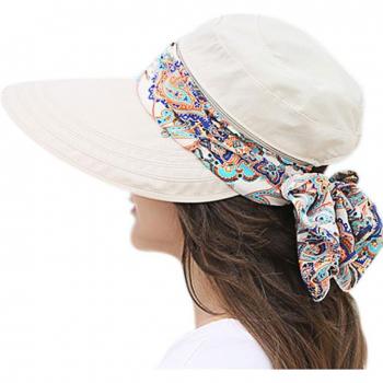 Gorra de Verano con Visera Plegable para Playa
