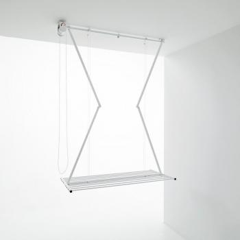 Foxydry Mini White Vertical Folding Laundry Drying Rack