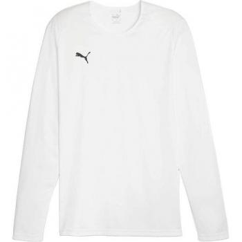 Langarm-Puma Hoops-Team-Shooting-Shirt – Weiß, Herren, Größe S