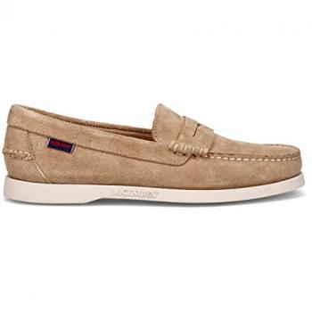 Mocasín Hombre Sebago Suede Beige
