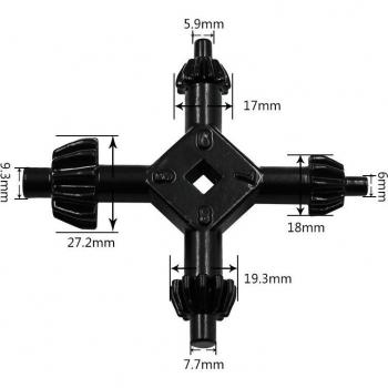 Quad Function Drill Chuck Tool