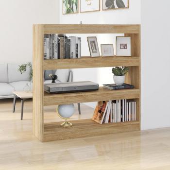 100x30x103 cm Sonoma Oak Book Shelf Divider