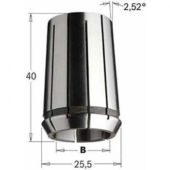 CMT 185.160.16-Pinza élastique DIN-6388 (mm 25,5 x 40) d=16 mm, Orange