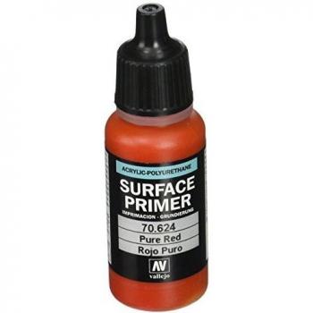 Vallejo Acrylic Surface Primer Pure Red 17ml