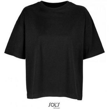 Sol's Frauen Rundhalsshirt Boxy aus Bio-Baumwolle