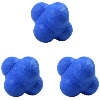 3pcs TPR Reaction Speed Trainer Hexagonal Red