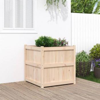 Jardinera de Madera de Pino 70x70x70