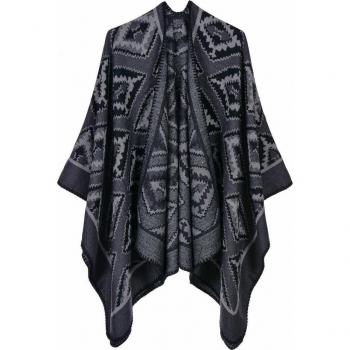 Computer Knitted Imitation Cashmere Shawl