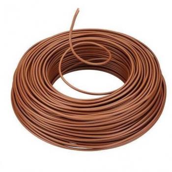 Vd Draad 2.5mm Bruin 100 Meter Installatiedraad