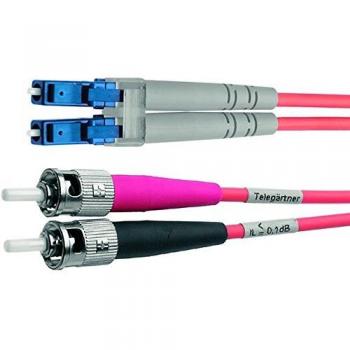 Câble Fibre Optique Telegärtner 3m 9/125 OS2 Jaune
