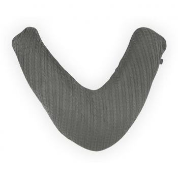 Fodera per cuscino da allattamento Jollein, Grigio