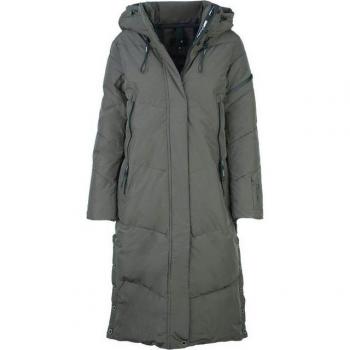 Abrigo Khujo Sonje5 en Color Verde para Mujer