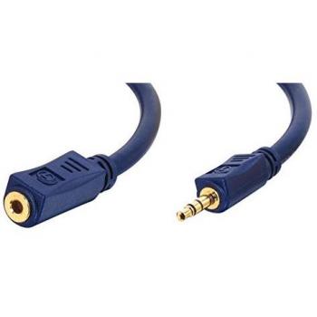 C2G 10 Meter Velocity 3.5mm Stereo Extension Cable, Male & Female – Black