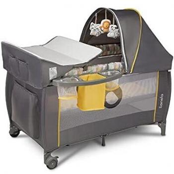 Baby crib Sven (LO-SVEN PLUS YELLOW SCANDI)