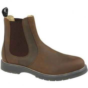 Grafters Women's Waxy Leather Chelsea Boots