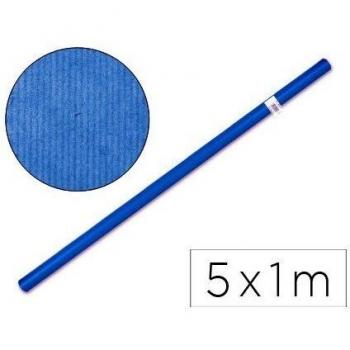 Rolo de Papel Kraft 5x1m Azul Liderpapel