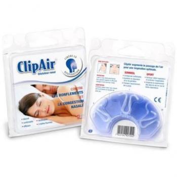 ClipAir Dilatateur Nasal Anti-Ronflement et Sportif, Lot de 3 Tailles, Transparent