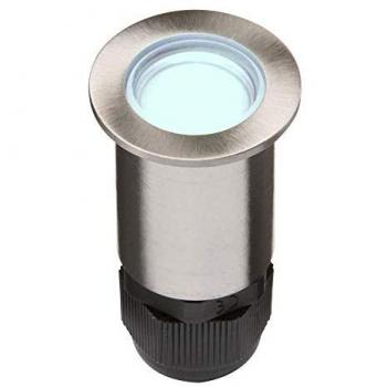 24V Small Stainless Steel Ground Fitting 4 x Blue LED IP67