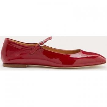 Ballerines Aeyde Uma rouge verni 41