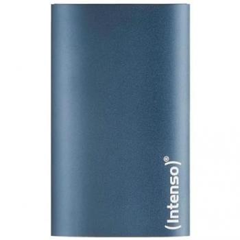Intenso Disco rigido esterno SSD Premium da 1 TB di colore blu (1000 GB), SSD esterno, Blu