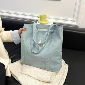 Corduroy Tote Bag for Women
