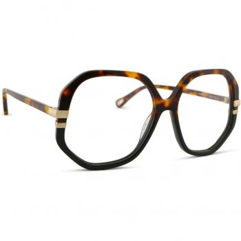 Chloé CH0107O Stylish Eyewear Frames Dark Havana Brown Unisex 56 MM