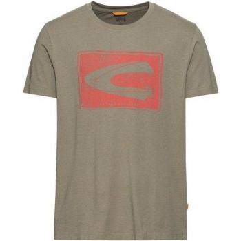 Camel active Kurzarmshirt mit Logo-Print