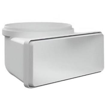 Curva Aspirazione 90° Inox da Tondo a Rettangolare per Cappa