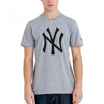 Maglietta New Era Team Logo Neyyan Uomo, Grigio (Med), M