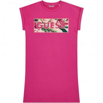 T-Shirt robe pour bébé fille Guess Stretch Terry rose 16 mois
